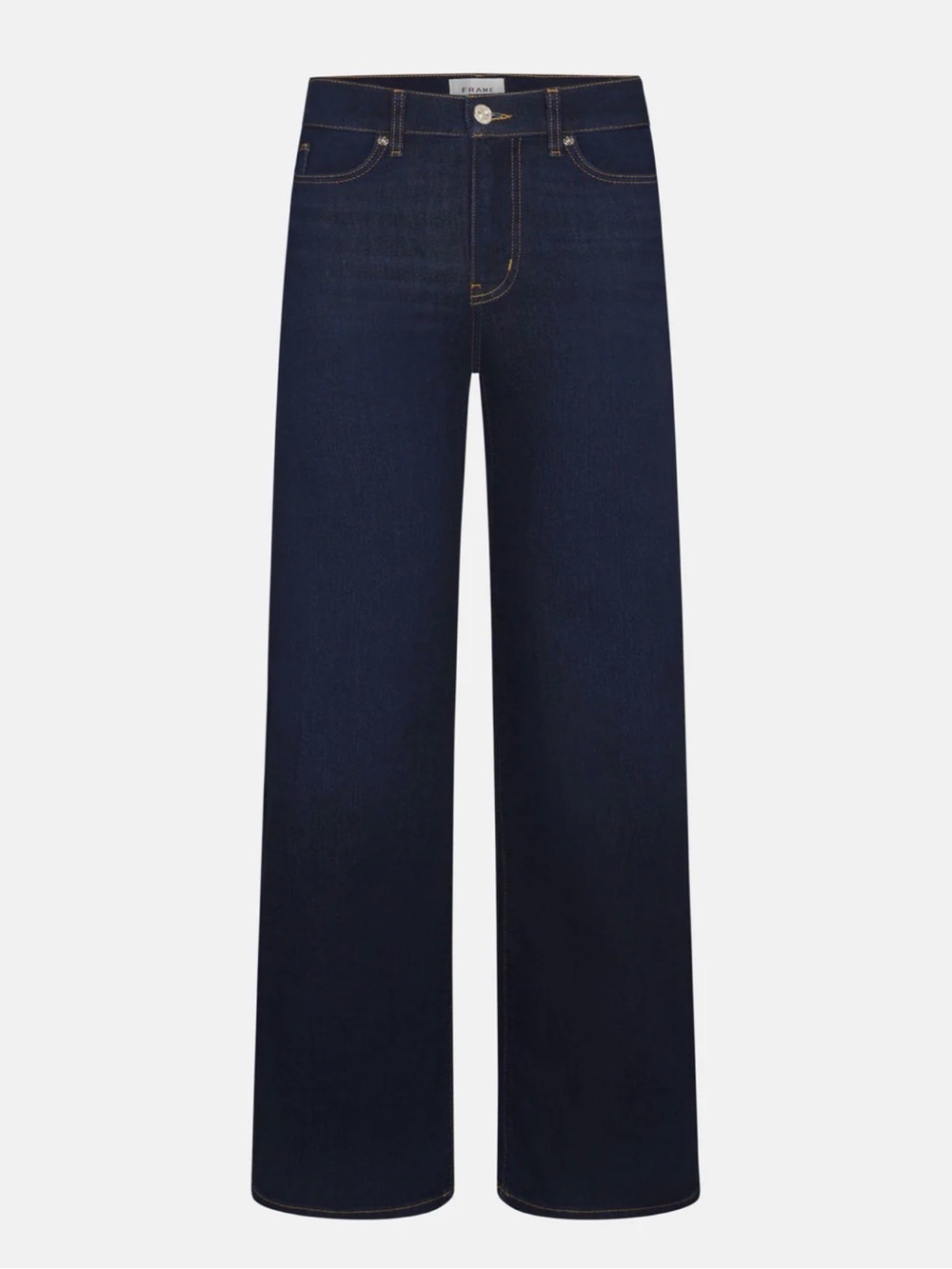 FRAME Le Slim Palazzo High Rise Wide Leg Jeans Dark Wash